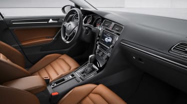 VW Golf Mk7 front tan interior