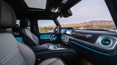 Mercedes G 580 with EQ Technology - front seats