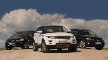 Range Rover Evoque eD4 vs rivals