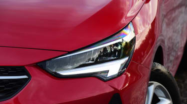 Vauxhall Corsa headlight