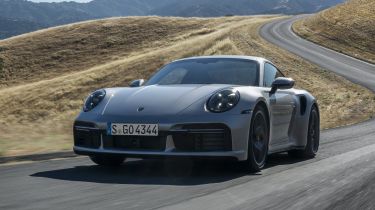 Limited edition Porsche 911 Turbo 50 Years - front tracking 