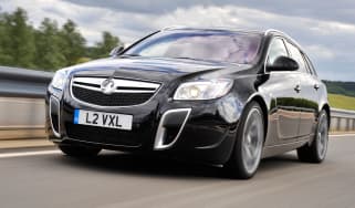 Vauxhall Insignia VXR Sports Tourer front tracking