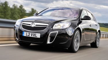 Vauxhall Insignia VXR Sports Tourer front tracking