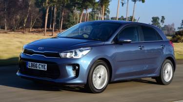 Kia Rio - front tracking
