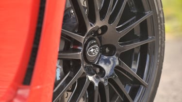 Subaru WRX STi 340R alloy wheel detail