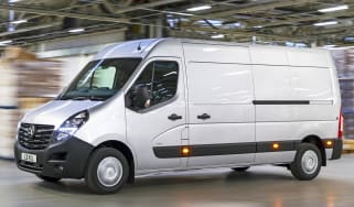 2019 Vauxhall Movano front quarter