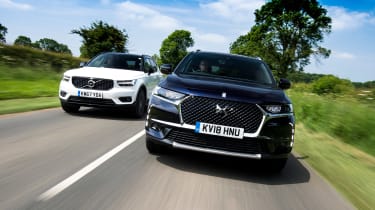 DS 7 Crossback vs Volvo XC40 - header