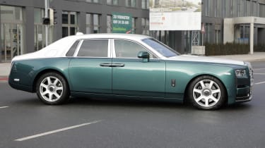 New 2022 Rolls Royce Phantom facelift spotted - side