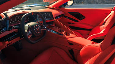 Chevrolet Corvette Grand Sport - orange interior