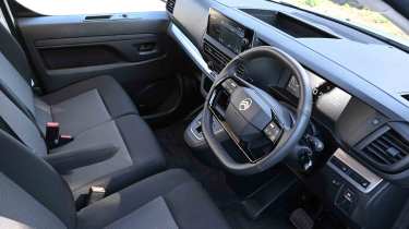 Citroen e-Dispatch - side interior showing bench seating