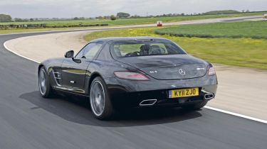 Mercedes SLS AMG rear track