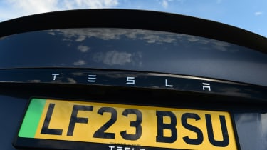 Tesla Model S Plaid - rear detail