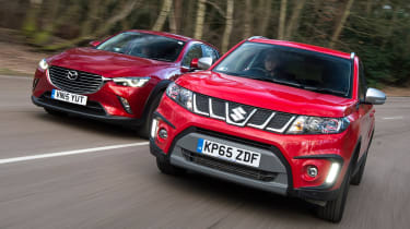 Suzuki Vitara S vs Mazda CX-3 - header