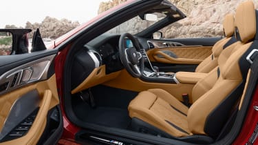 BMW M8 Competition Convertible - front seats