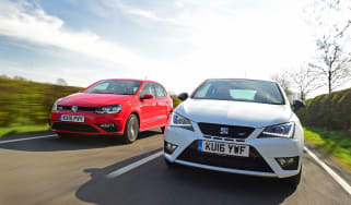 SEAT Ibiza Cupra vs VW Polo GTI - header