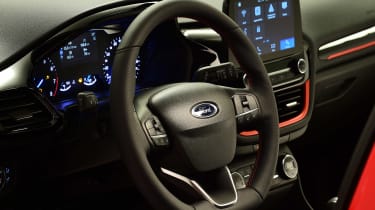 New 2017 Ford Fiesta - studio steering wheel