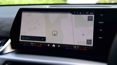 BMW iX2 - sat-nav screen