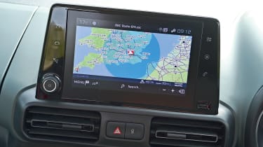 Citroen E-Berlingo long termer - infotainment screen
