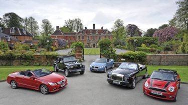 Four-seat cabriolets tested