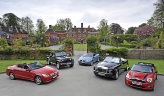 Four-seat cabriolets tested