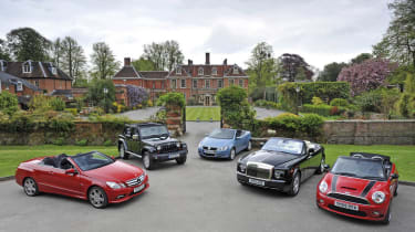 Four-seat cabriolets tested
