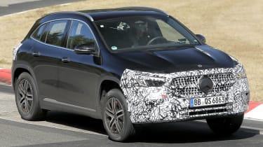 Mercedes GLA at Nurburgring - front angle