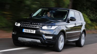 Range Rover Sport front action
