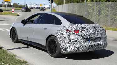 Mercedes C-Class Electric - grey rear 3/4