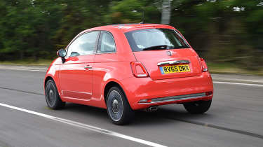 Fiat 500 - rear tracking