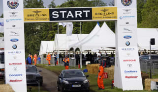 The start line