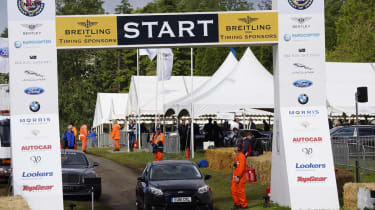 The start line