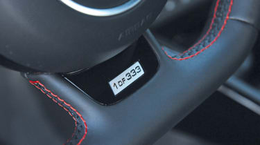 Audi A1 Quattro steering wheel detail