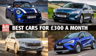 Best new cars for under £300 per month - header