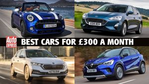 Best new cars for under £300 per month - header