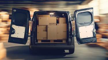 Renault Trafic - full rear doors open