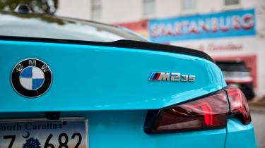 BMW M235 xDrive - rear detail