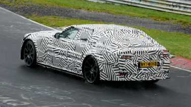 Jaguar Type GT coupe test car rear