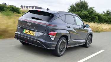 Hyundai Kona N Line - rear tracking