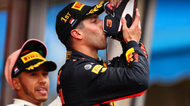 Daniel Ricciardo - shoey