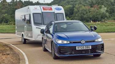Volkswagen Passat R-Line - full width front towing 1,300 - 1,500kg caravan