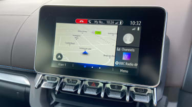 Alpine A110 GT long-termer - infotainment screen