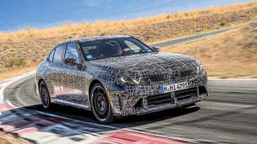 BMW M350 xDrive prototype - front action