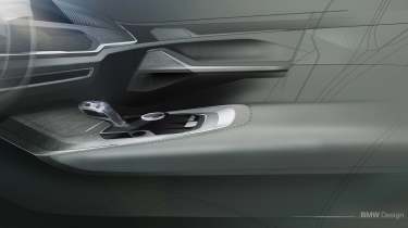 BMW X7 Concept - interior sketch
