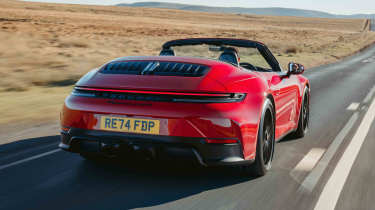 Porsche 911 Cabriolet - rear tracking with roof down