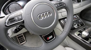 Audi S8 interior detail