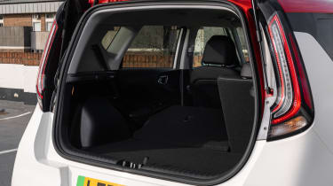 Kia Soul EV - rear seats folded down