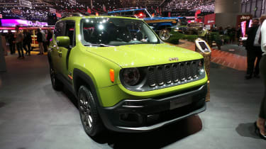 Jeep 75th Anniversary Geneva - Renegade front three quarter
