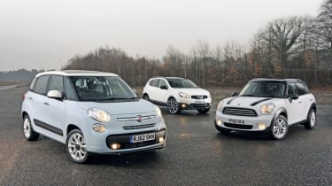 Fiat 500L vs rivals