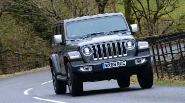 Used Jeep Wrangler Mk4 - front action