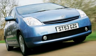 Front view of Toyota Prius Amberjac